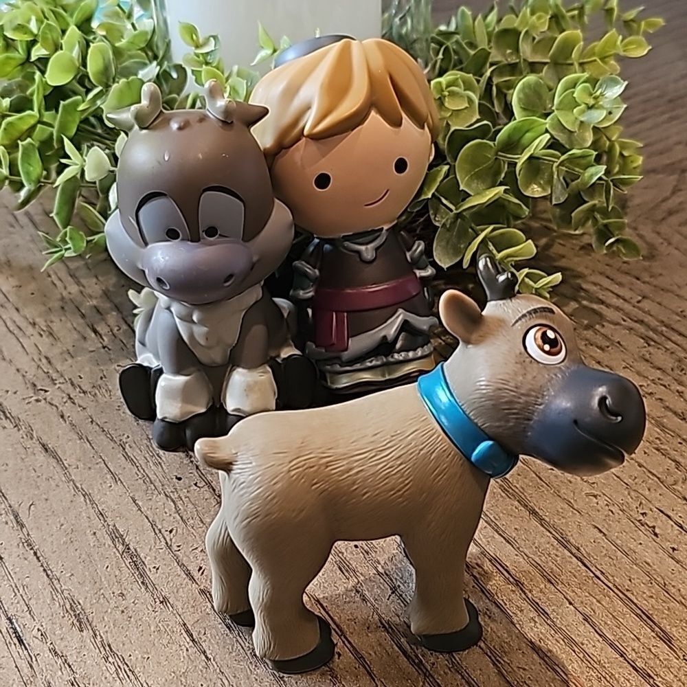 Disney frozen Sven, Jackson and Kristoff  figurine